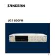 SANGEAN UCR800FM Manual de Usuario